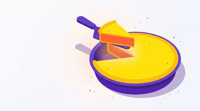 Partial refund email templates shown as a round pie in a tin with one slice lifted out